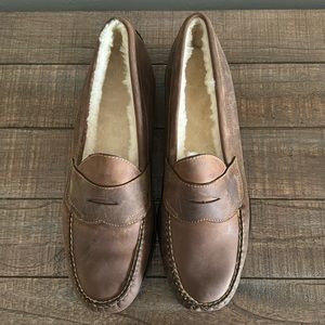 G.H bass & co wool-lined penny-loafers